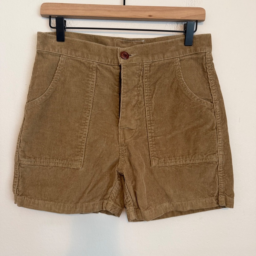 Birdwell Britches Corduroy Utility shorts 28 tan classic preppy golf Made in USA
